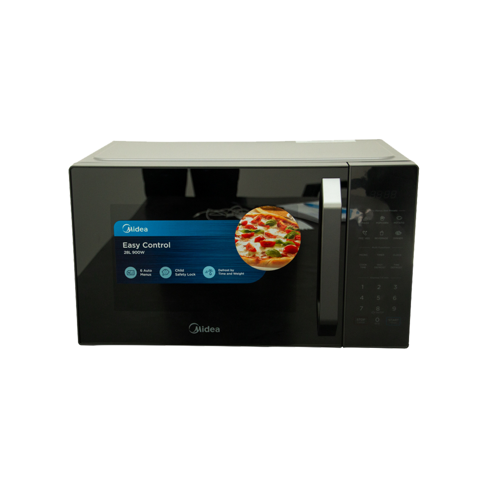 Midea Microwave - 30 L - 900 Watt - With Grill - Black - (EM9P032MX-VE)