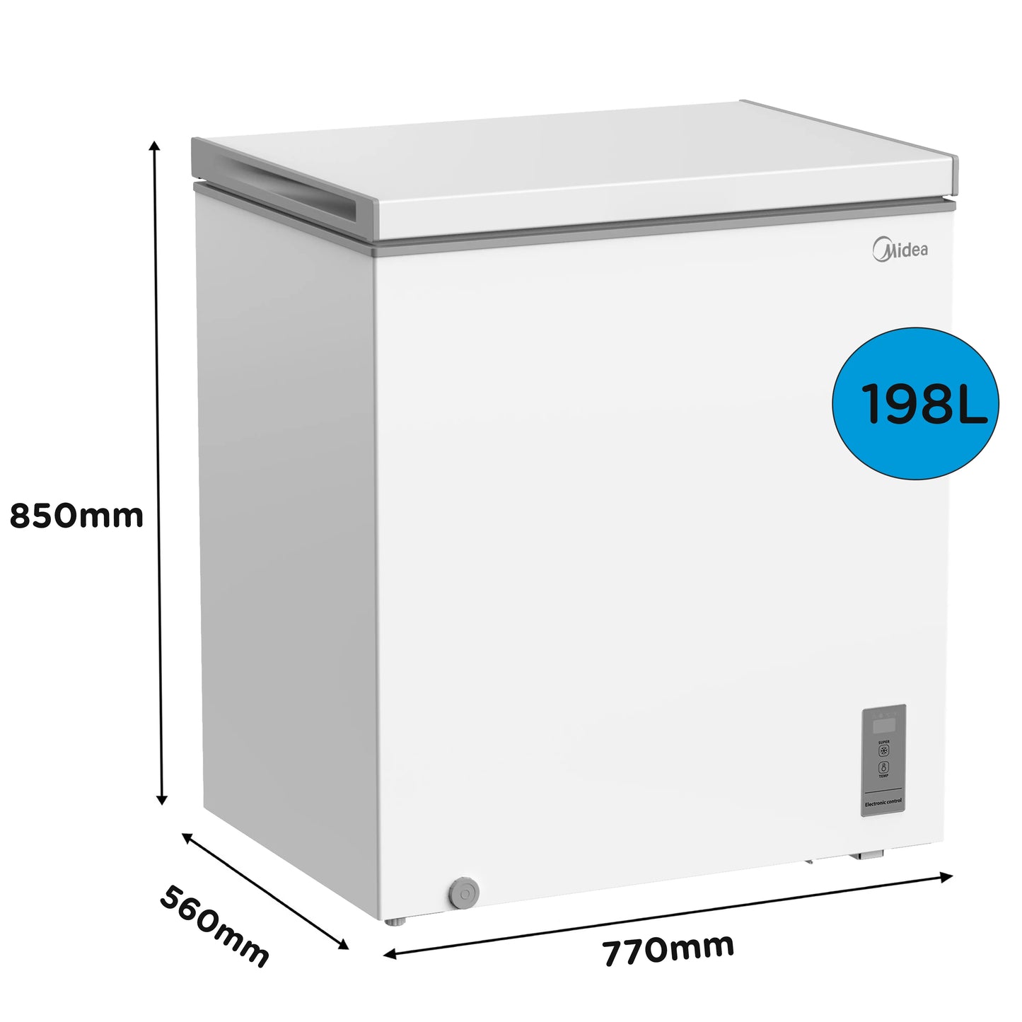 Midea Chest Freezer - 198L - (MDRC284FZE01)