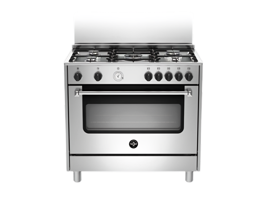 La Germania 90Cm Gas Oven – 5 burners – Stainless Steel – AMS95C81CX