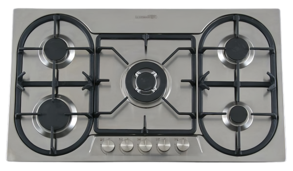 La Germania Built-in 90cm Hob – 5 burners – Stainless Steel – P9101D9X