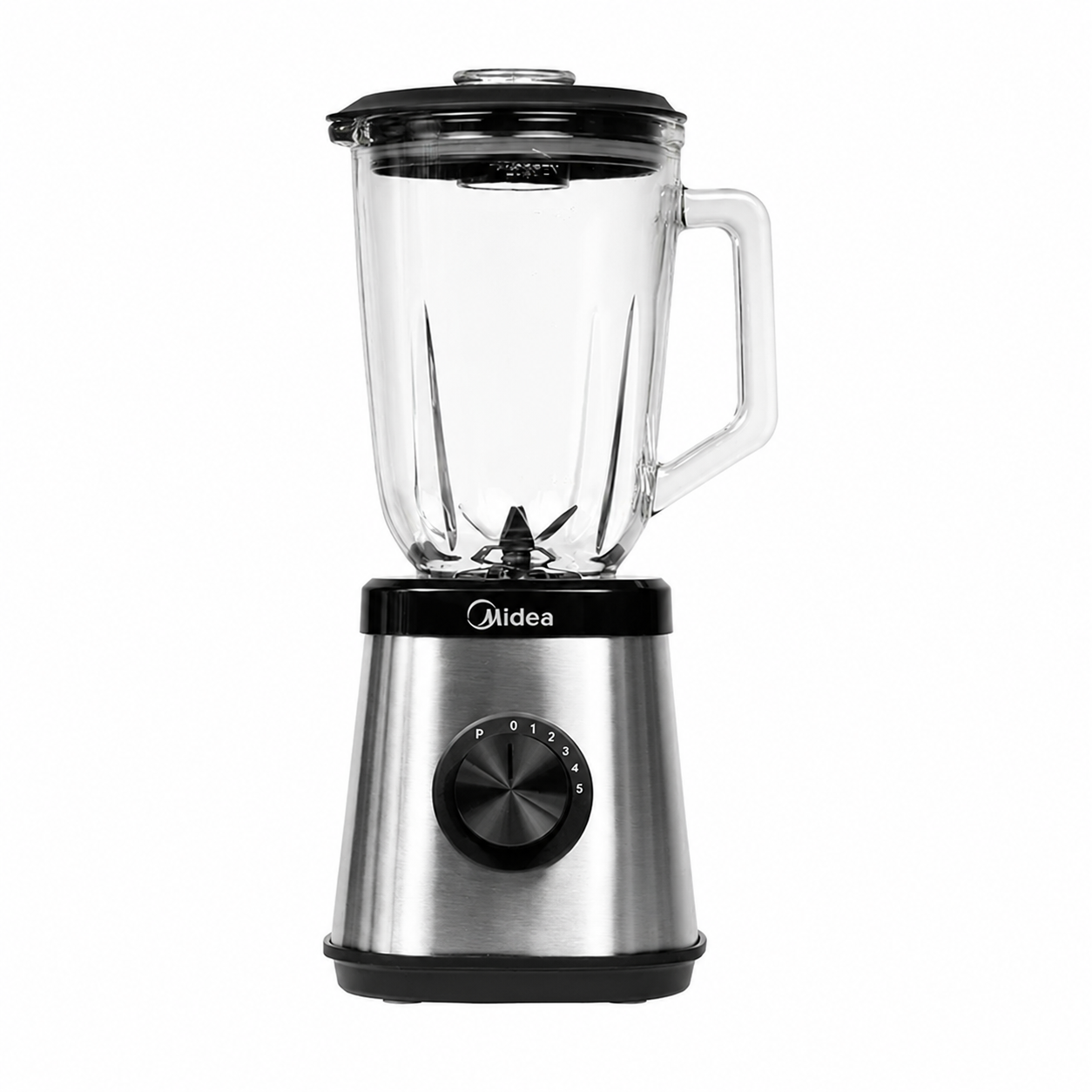 Midea Blender - 1.5L Glass Jar, Stainless Steel - (MJ-BL1010W)