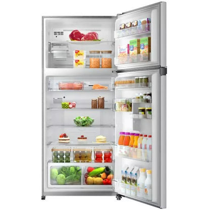 Toshiba Top Mount Refrigerator - 554 Ltr - Silver - GR-RT735WE(49)