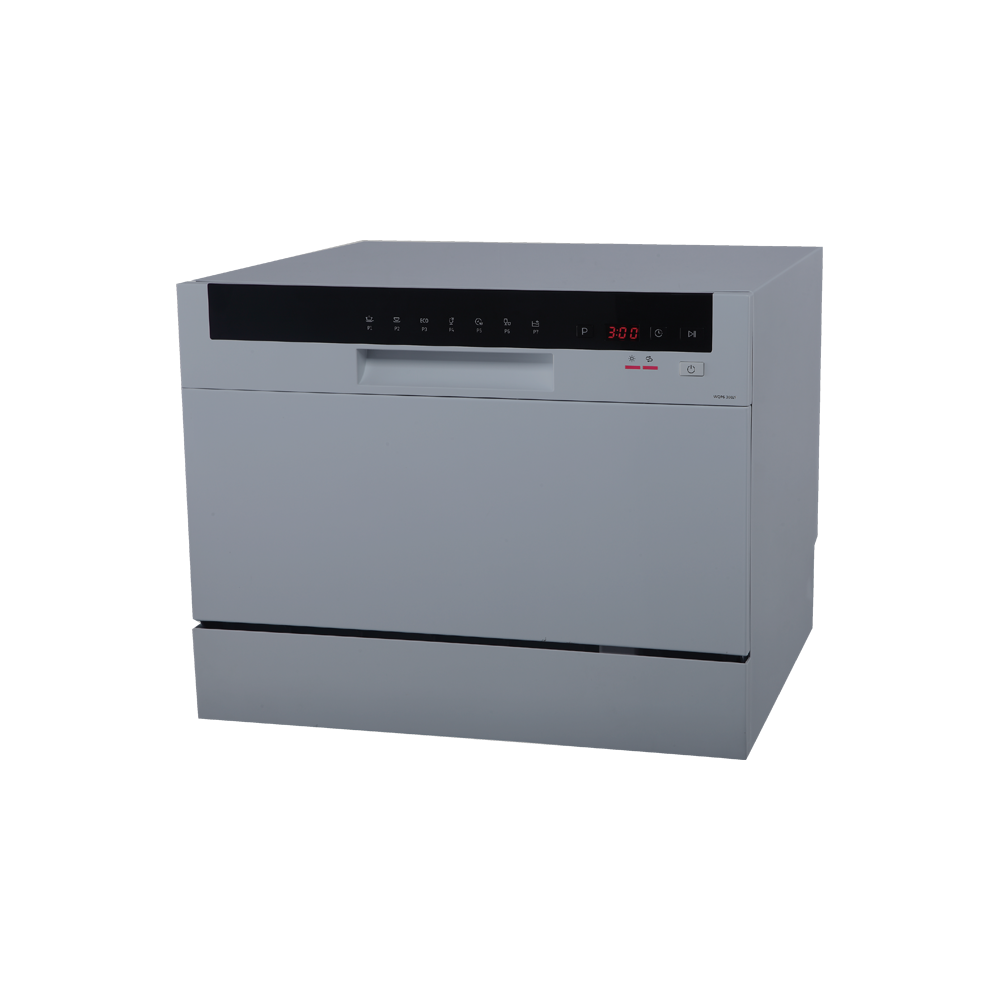 Midea Counter Dishwasher - 6 Sets - 7 Programs - 1 pasket- Silver - (WQP6-3602F) Midea Counter Dishwasher - 6 Sets - 7 Programs - 1 pasket- Silver - (WQP6-3602F)