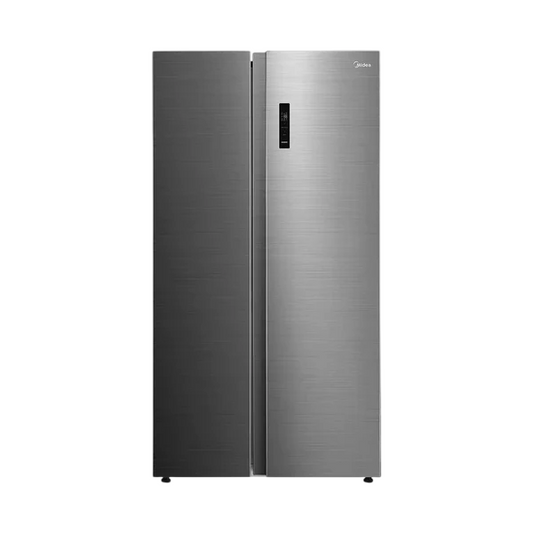 Midea Side By Side Refrigerator  - 548 Ltr - Stainless Steel - (MDRS710FGF)