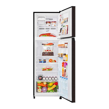 Toshiba 338 Ltr Black Refrigerator (GR-RT468WE)