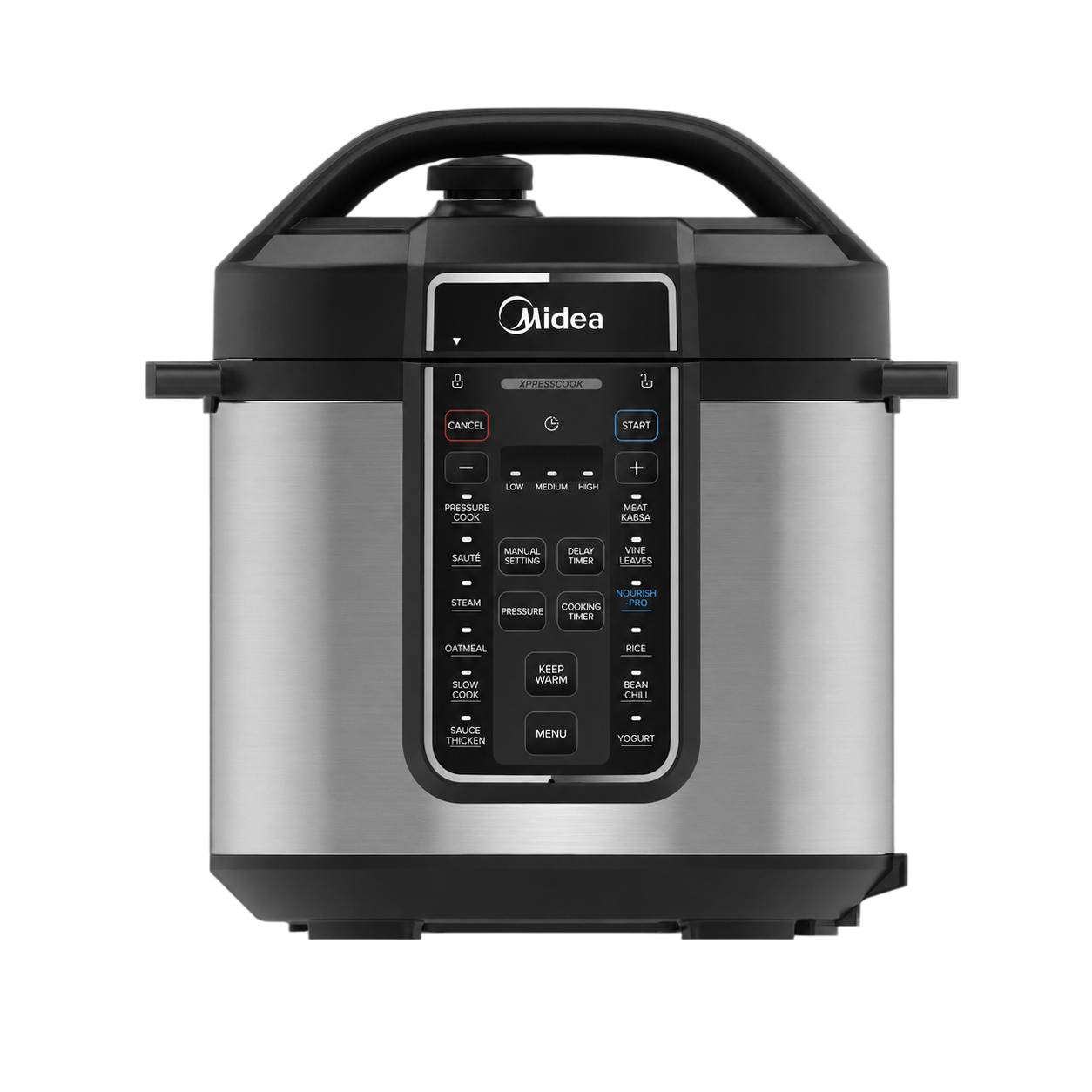 Midea Electric Pressure Multicooker - 8L - (MPC-8002SBSS-NPR)