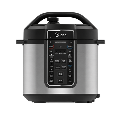 Midea Electric Pressure Multicooker - 8L - (MPC-8002SBSS-NPR)