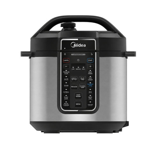 Midea Electric Pressure Multicooker - 8L - (MPC-8002SBSS-NPR)