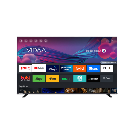 Toshiba 50-inch VIDAA 4K TV (50C350MW)