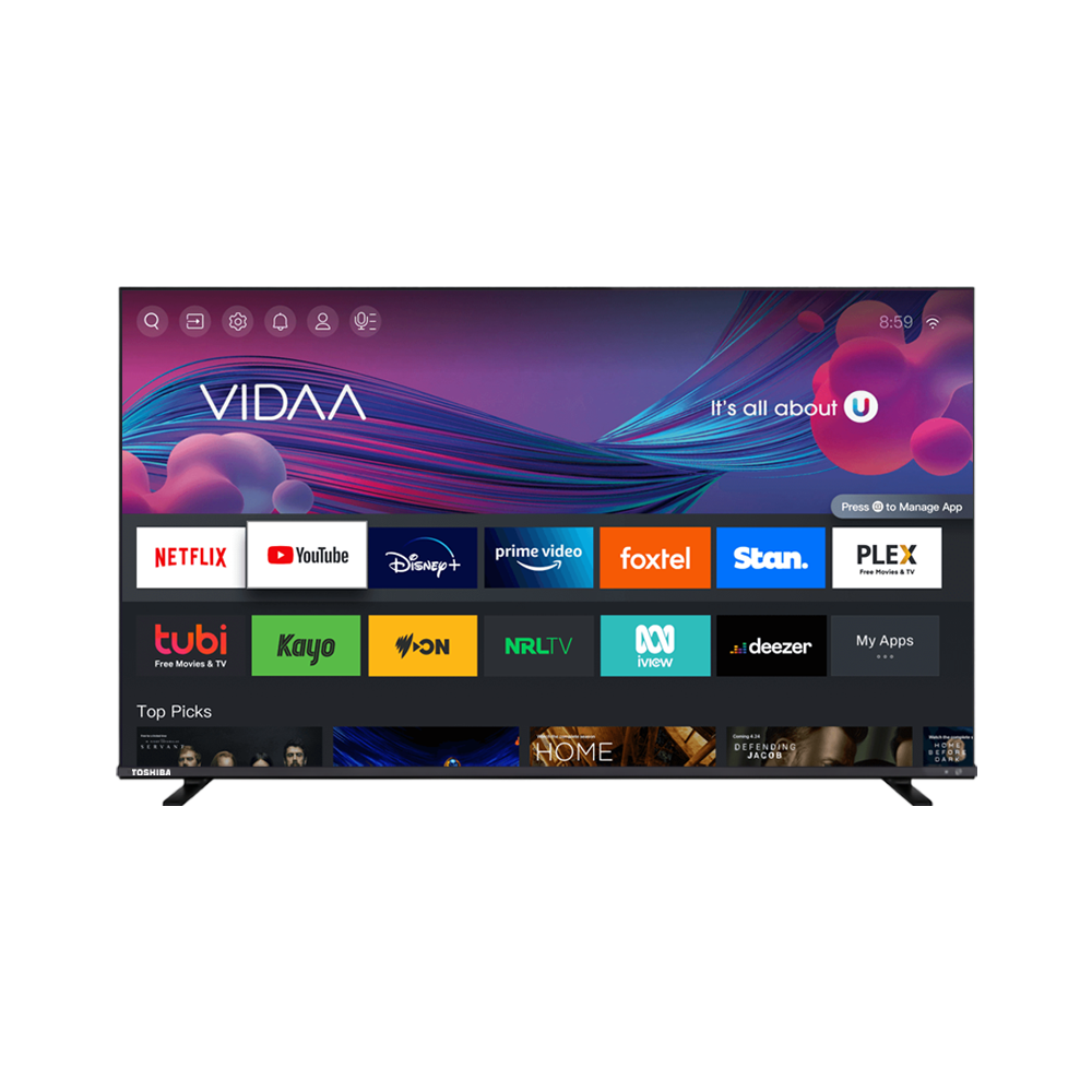 Toshiba 55-inch VIDAA 4K TV (55C350LW)