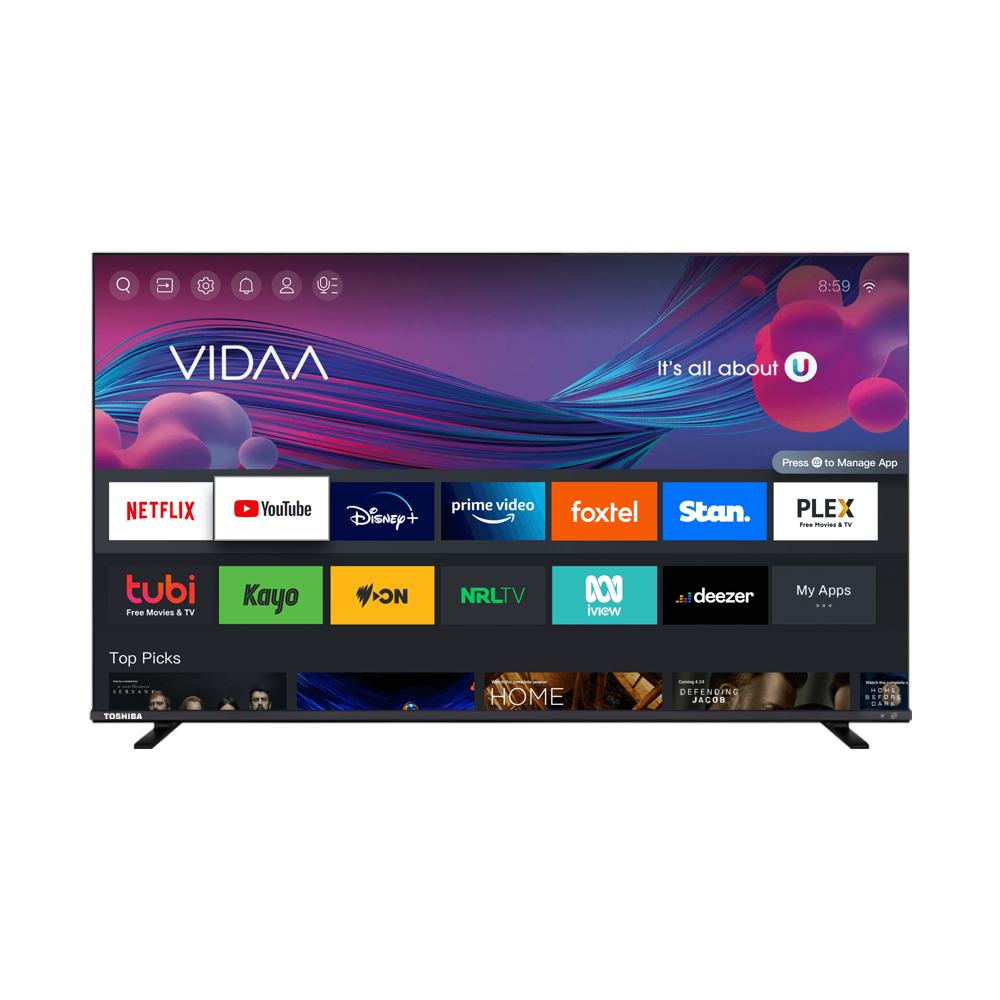 Toshiba 65-inch VIDAA 4K TV (65C350MW)