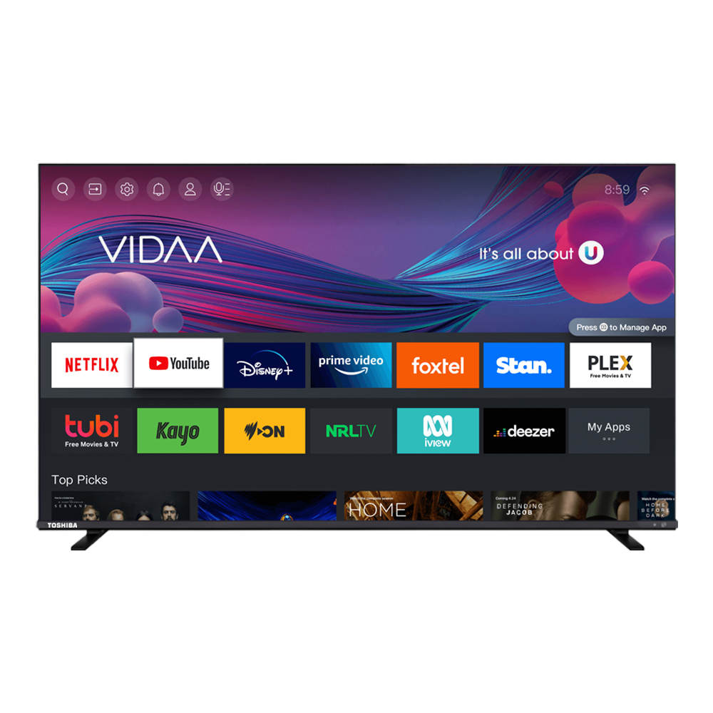 Toshiba 75-inch VIDAA 4K TV (75C350LW)