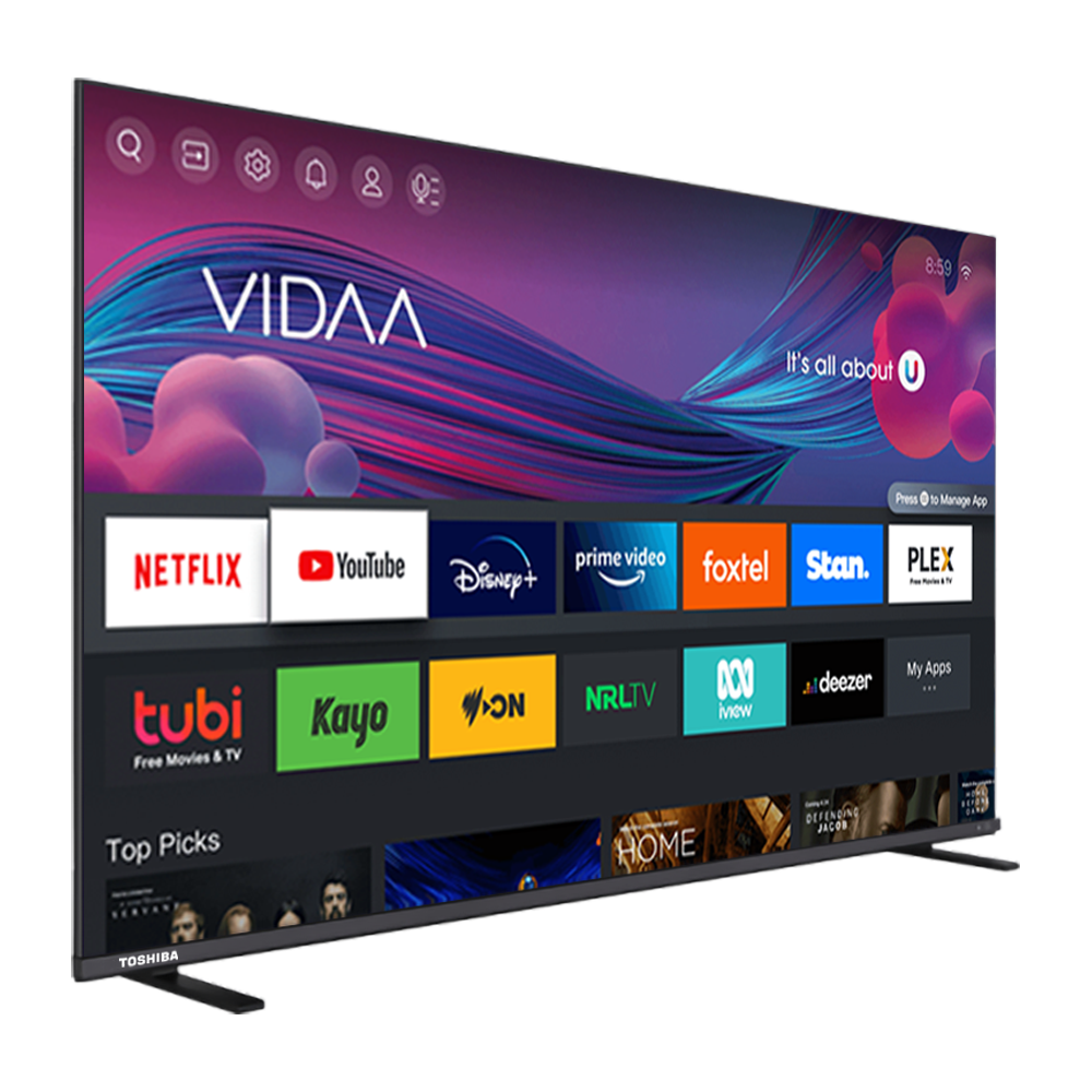 Toshiba 75-inch VIDAA 4K TV (75C350LW)