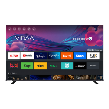 Toshiba 75-inch VIDAA 4K TV - (75C350NW)