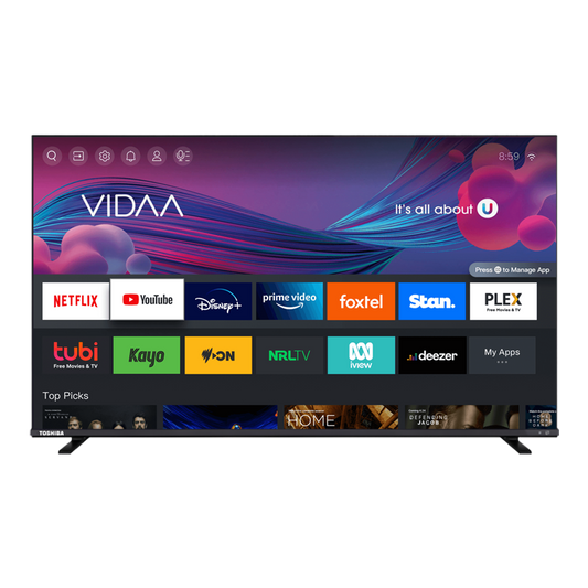 Toshiba 75-inch VIDAA 4K TV - (75C350NW)