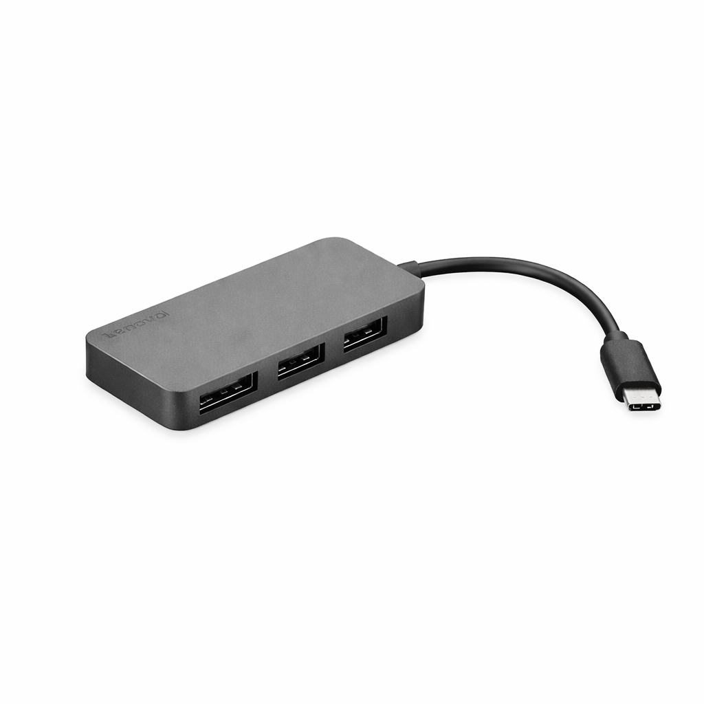 Lenovo USB-C to 4 Port USB-A Hub - (GX90X21431)