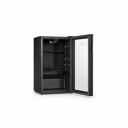 Midea Minibar Refrigerator - 93 Ltr - GLASS BLACK - (MDRW150FGG)