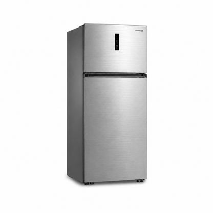 Toshiba Top Mount Refrigerator - 554 Ltr - Stainless Steel - (GR-RT735WE(04))