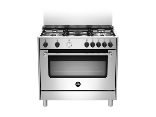 La Germania 90Cm Gas Oven – 5 burners – Stainless Steel – AMS95C81CX
