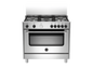 La Germania 90Cm Gas Oven – 5 burners – Stainless Steel – AMS95C81CX