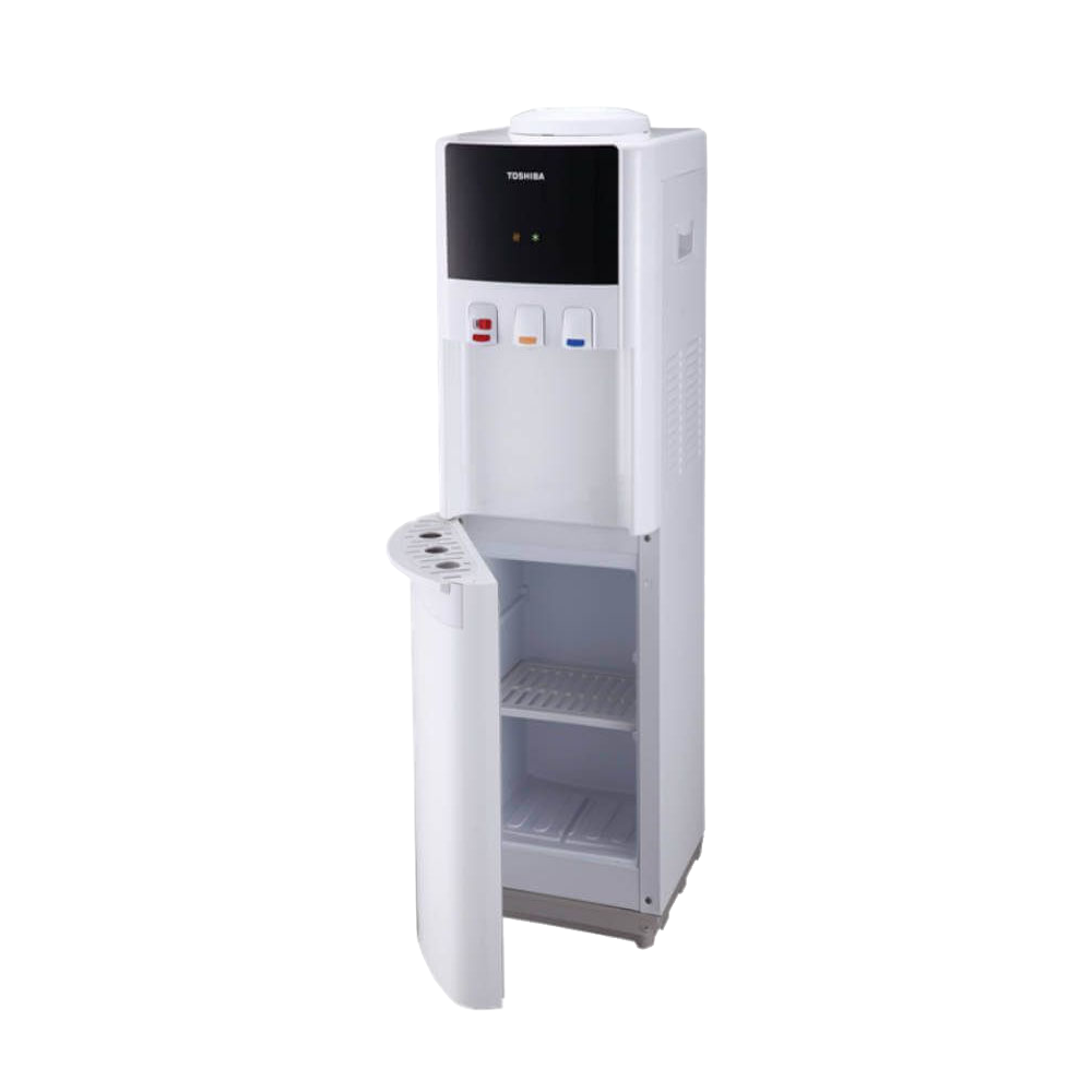 Toshiba Top Loading Water Dispenser - White - (W1766-TU(W)) Toshiba Top Loading Water Dispenser - White - (W1766-TU(W))