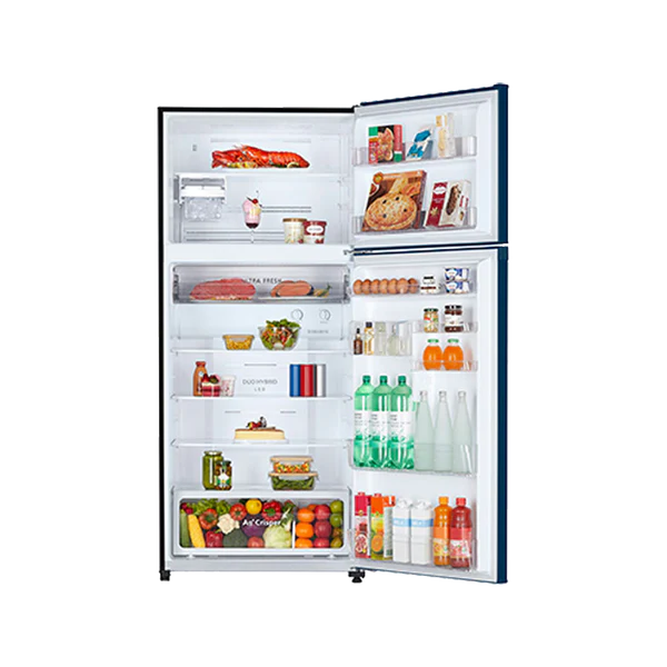 Toshiba Top Mount Refrigerator - 608 Ltr - Black Glass - (GR-RT835WE(XK))