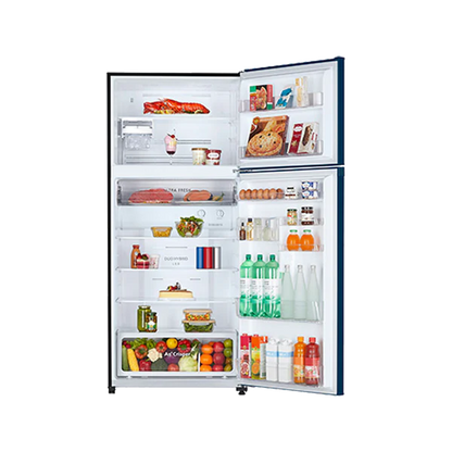 Toshiba Top Mount Refrigerator - 608 Ltr - Black Glass - (GR-RT835WE(XK))