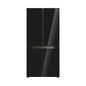 Midea 4 Door Refrigerator - 474Ltr - black glass - (MDRF632FIF63D)