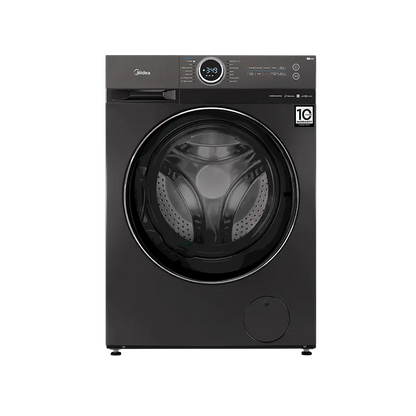 Midea Washing Machine - 10 Kg - 15 Programs - 1400 RPM - Silver - MF200W100WB/T