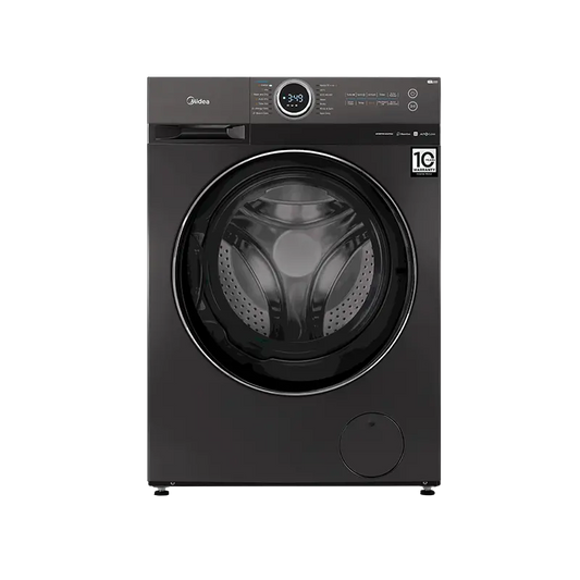Midea Washing Machine - 10 Kg - 15 Programs - 1400 RPM - Silver - MF200W100WB/T