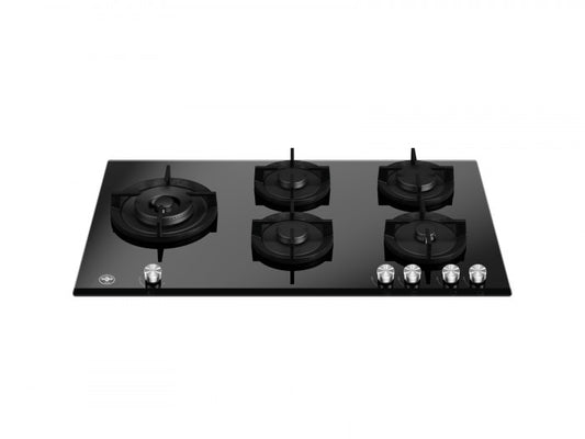 La Germania Built-In Hob– Gas on Glass Lateral dual wok – (P905LLAGGN)