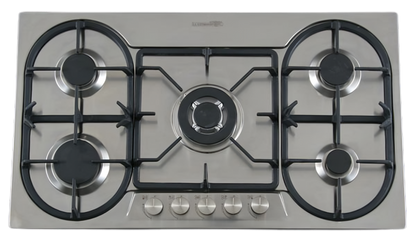 La Germania Built-in 90cm Hob –  5 burners – Stainless Steel – P9101D9X