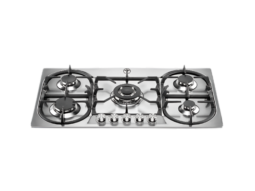 La Germania Built-in 90cm Hob –  5 burners – Stainless Steel – P9101D9X