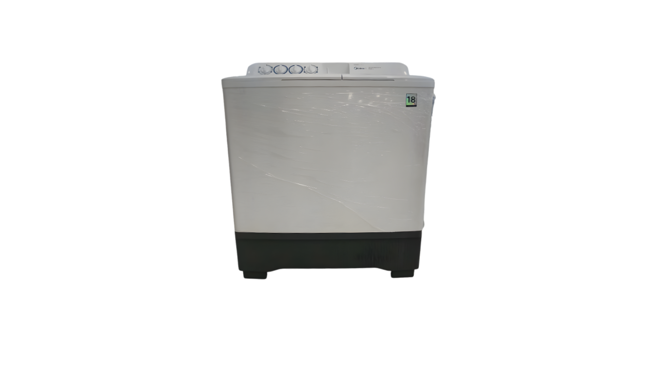 Midea Twin-Tub Washing Machine - 18 Kg - 2 Programs - White - (MT200W180/W) Midea Twin-Tub Washing Machine - 18 Kg - 2 Programs - White - (MT200W180/W)