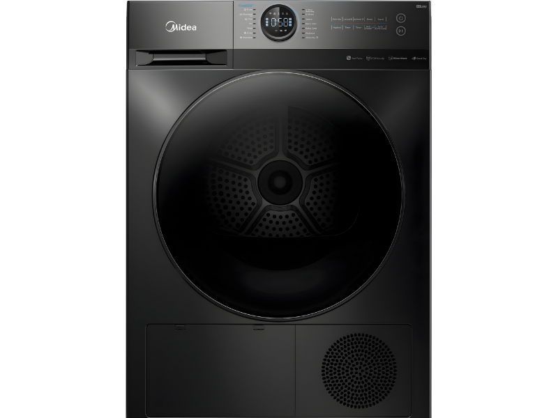 Midea Front Load Dryer - 8Kg - 14 Programs - Smart Control - Anti-Crease - MD200H80WB/T Midea Front Load Dryer - 8Kg - 14 Programs - Smart Control - Anti-Crease - MD200H80WB/T