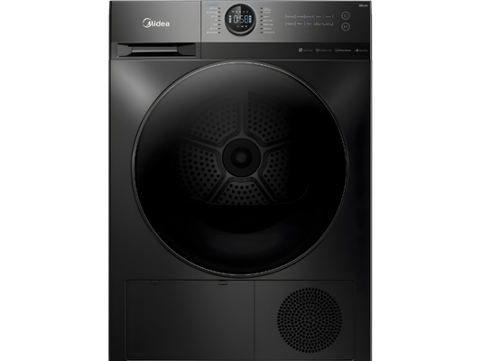 Midea Front Load Dryer - 8Kg - 14 Programs  - Smart Control - Anti-Crease - MD200H80WB/T