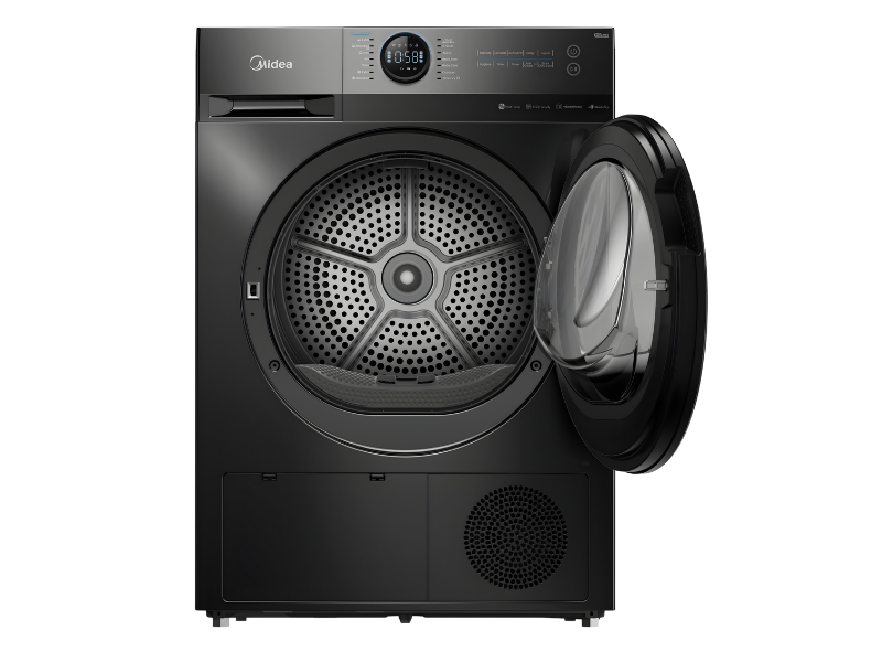 Midea Front Load Dryer - 8Kg - 14 Programs - Smart Control - Anti-Crease - MD200H80WB/T Midea Front Load Dryer - 8Kg - 14 Programs - Smart Control - Anti-Crease - MD200H80WB/T