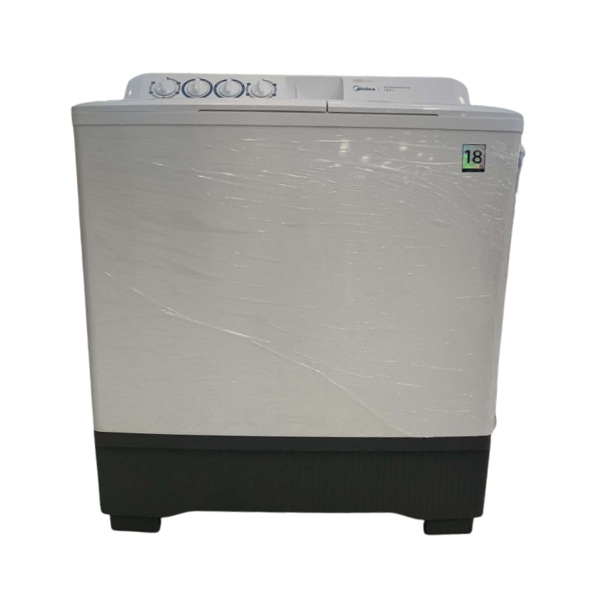 Midea Twin-Tub Washing Machine - 18 Kg - 2 Programs - White - (MT200W180/W) Midea Twin-Tub Washing Machine - 18 Kg - 2 Programs - White - (MT200W180/W)