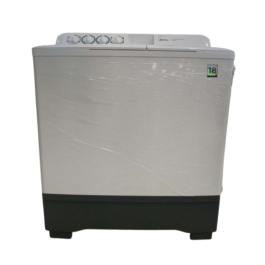 Midea Twin-Tub Washing Machine - 18 Kg - 2 Programs  - White - MT200W180/W