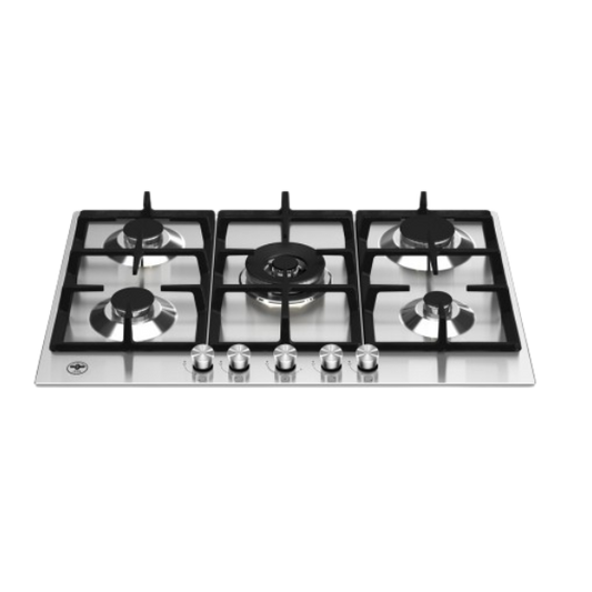La Germania Built-in 60cm Hob – 5 Burners –  Stainless Steel – P755CLAGX