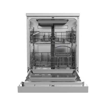 Midea Dishwasher 14 Sets - 5 Programs - 3 sprays  - Stainless Steel - (WQP14-5201C(SS))