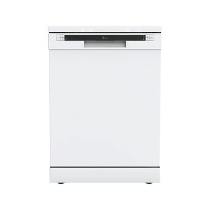 Midea  Free Standing Dishwasher - 14 Place - 5 Programs - 3 sprays - White - (WQP14-5201C(W))