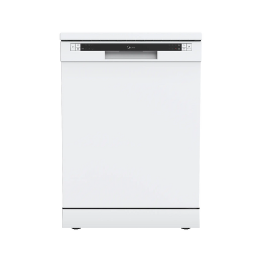 Midea  Free Standing Dishwasher - 14 Place - 5 Programs - 3 sprays - White - (WQP14-5201C(W))