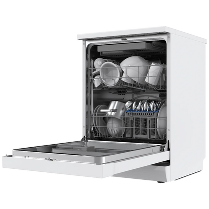 Midea  Free Standing Dishwasher - 14 Place - 5 Programs - 3 sprays - White - (WQP14-5201C(W))