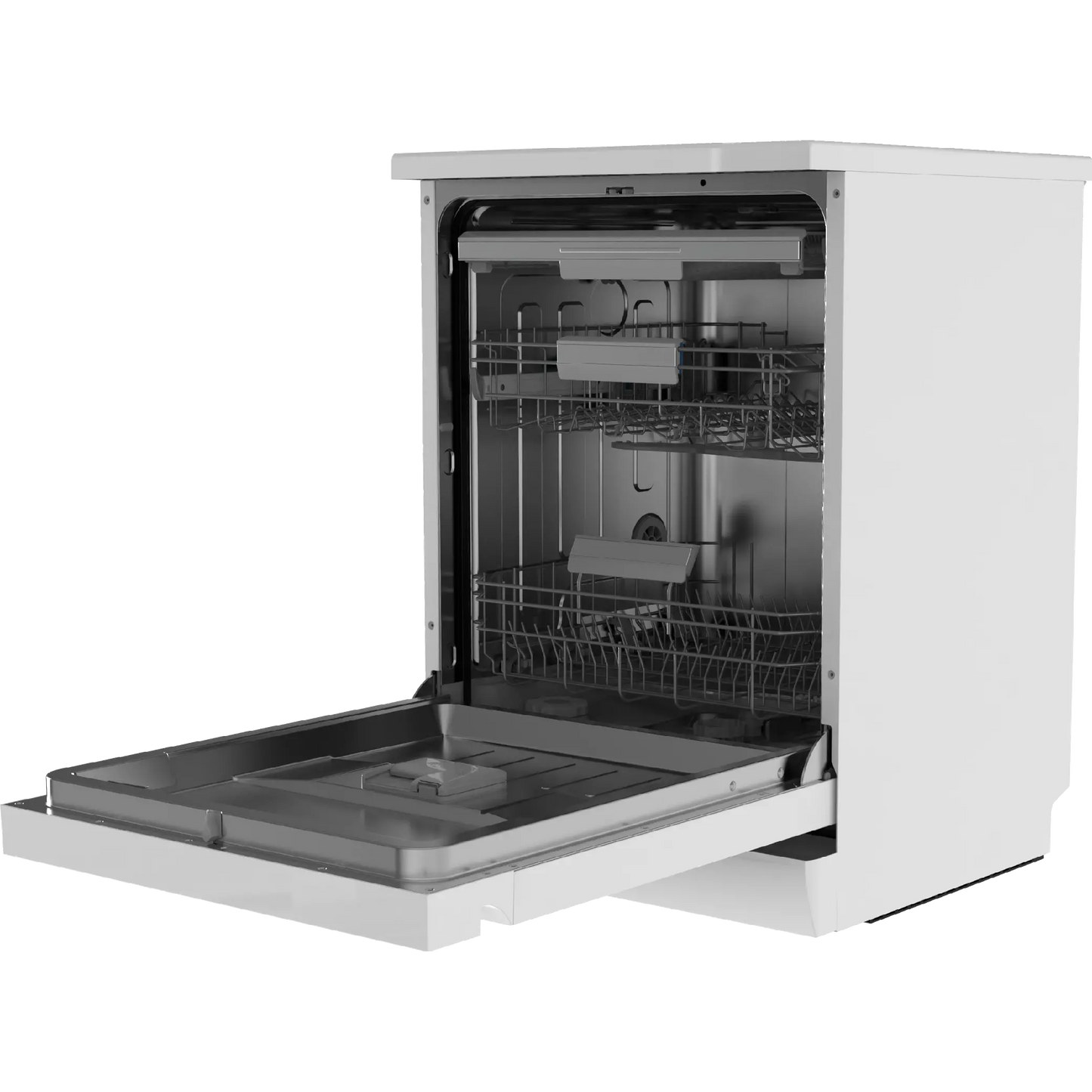 Midea Dish Washer - 14 Sets - 8 Programs - 3 baskets - White - (WQP14-W7633CW)