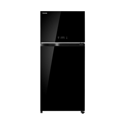 Toshiba 554 Ltr Black-Glass Refrigerator GR-A720U(XK)