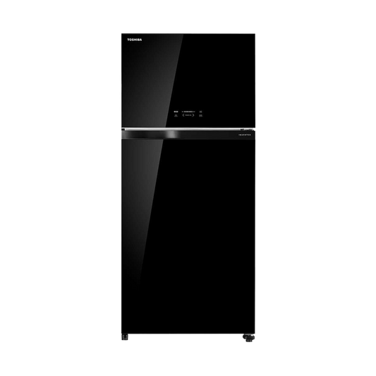 Toshiba 608 Ltr Black-Glass Refrigerator GR-A820U(XK)