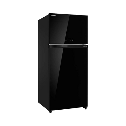 Toshiba 554 Ltr Black-Glass Refrigerator GR-A720U(XK)