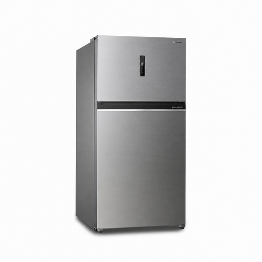 Toshiba Top Mount Refrigerator - 554 Ltr - Silver - GR-RT735WE(49)