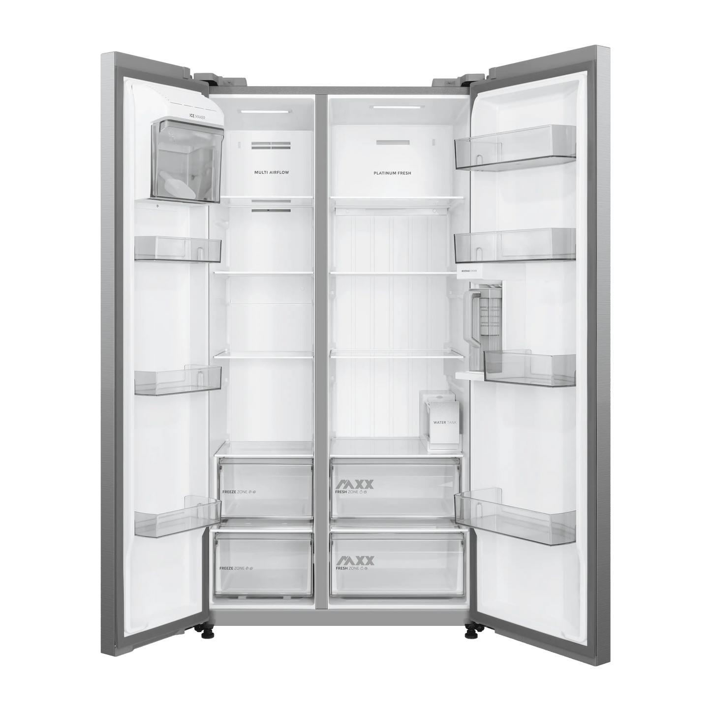 Midea Side By Side Refrigerator Spacemaster 681L - (MDRS925CIJ46M)
